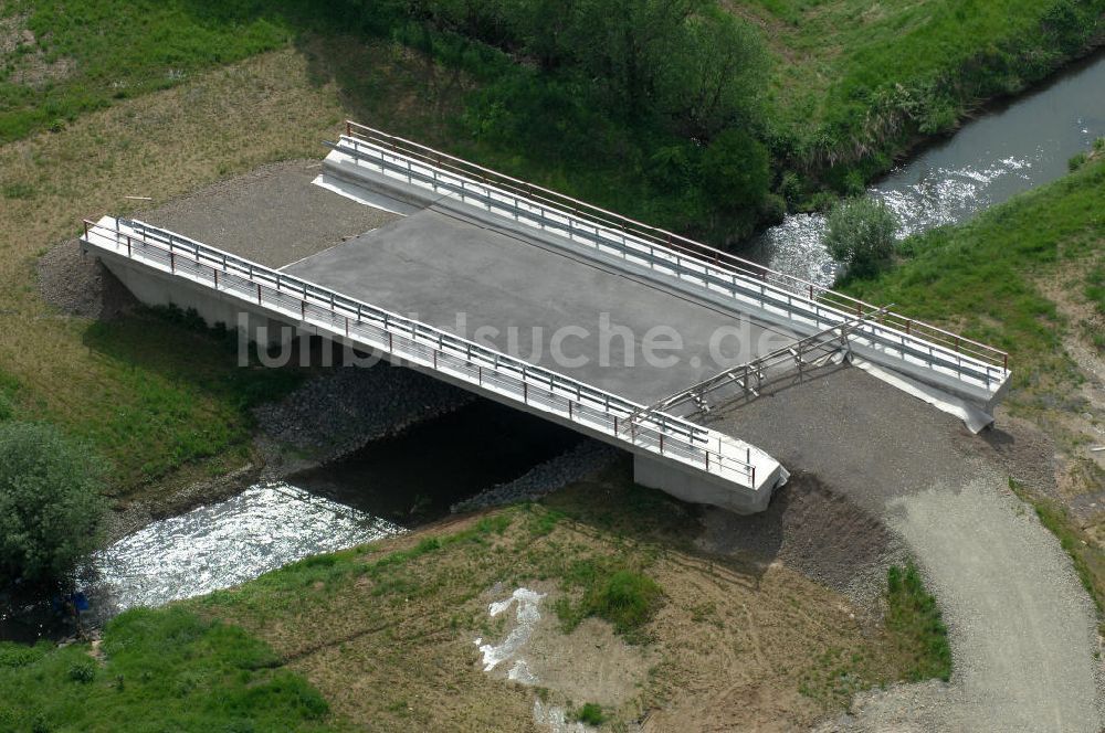 Luftaufnahme Sebexen - Brückenneubau an der Ortsumgehung Sebexen - Osterbruch in Niedersachsen