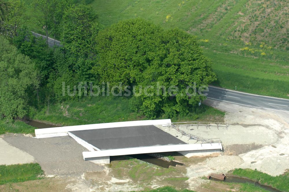 Luftaufnahme Sebexen - Brückenneubau an der Ortsumgehung Sebexen - Osterbruch in Niedersachsen