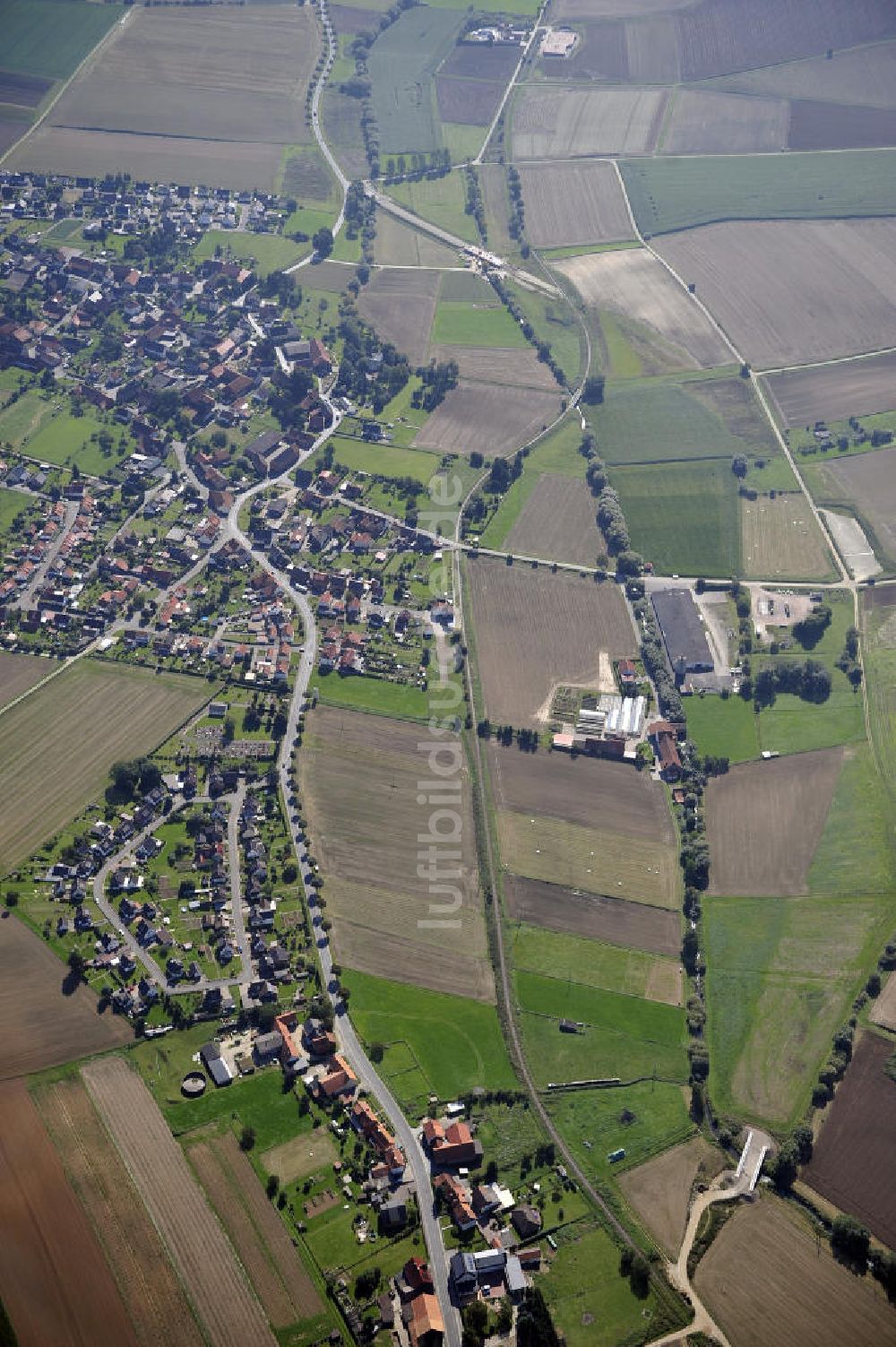 Sebexen aus der Vogelperspektive: Brückenneubau an der Ortsumgehung Sebexen - Osterbruch in Niedersachsen