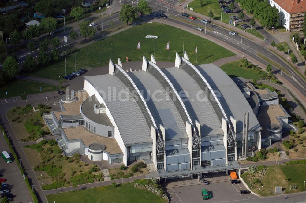 Luftaufnahme Magdeburg - Bördelandhalle Magdeburg