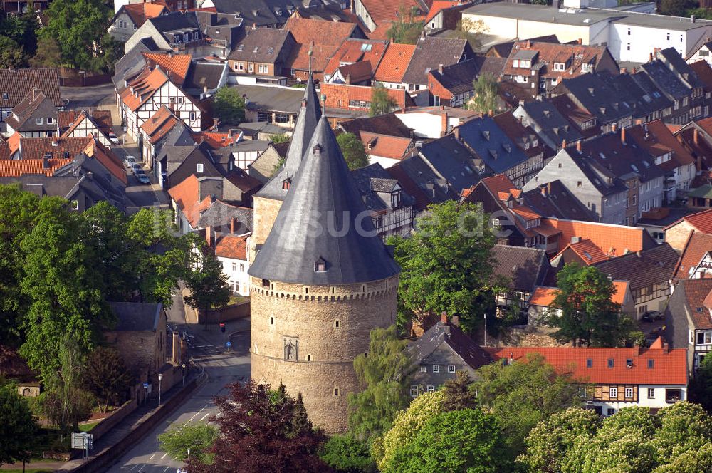 Goslar von oben - Breites Tor in Goslar