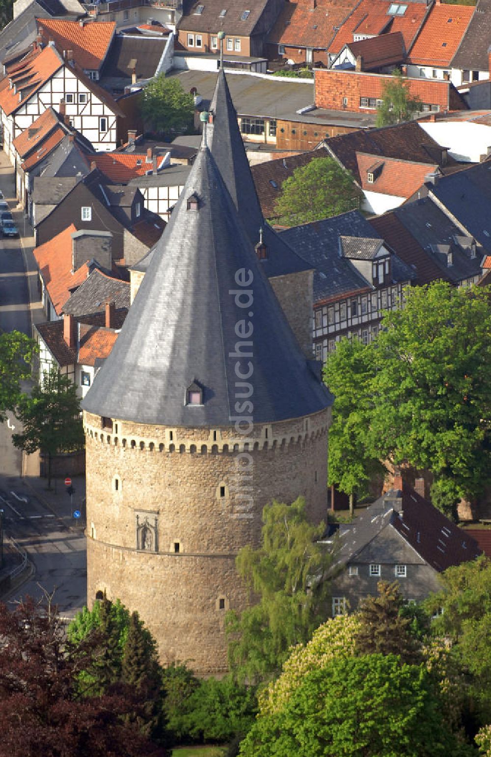 Goslar aus der Vogelperspektive: Breites Tor in Goslar