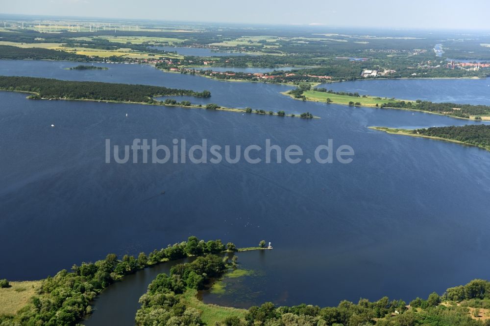 Luftbild Brandenburg an der Havel - Breitlingsee und Mündung der Brandenburger Niederhavel im Süden von Brandenburg an der Havel im Bundesland Brandenburg