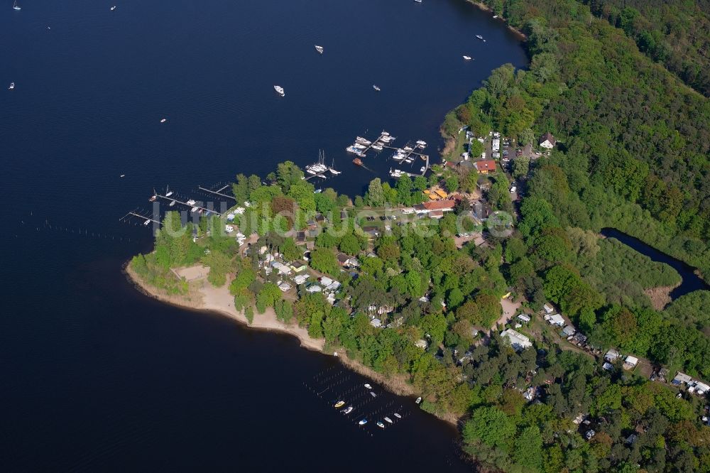 Luftbild Brandenburg an der Havel - Breitlingsee im Ortsteil Malge in Brandenburg an der Havel im Bundesland Brandenburg, Deutschland