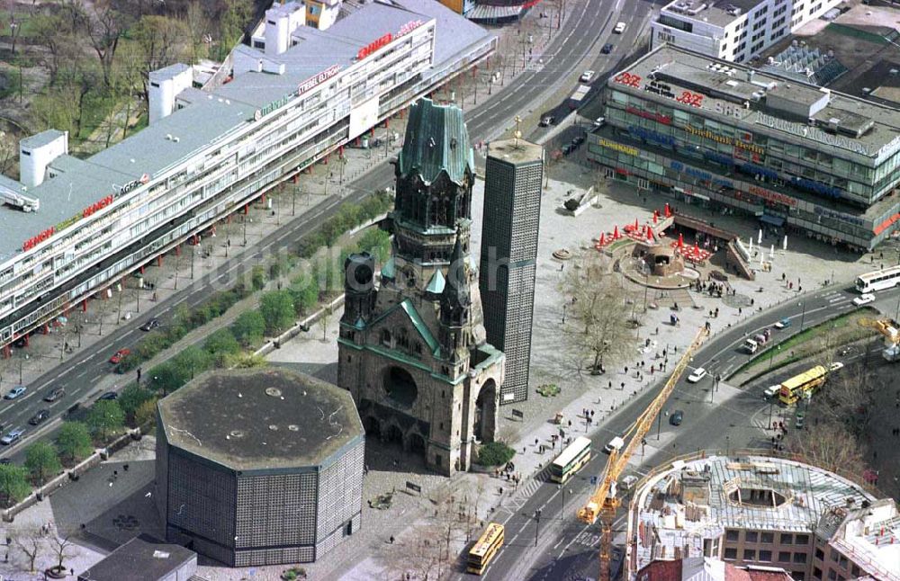 Luftbild Berlin - Charlottenburg - Breitscheidplatz