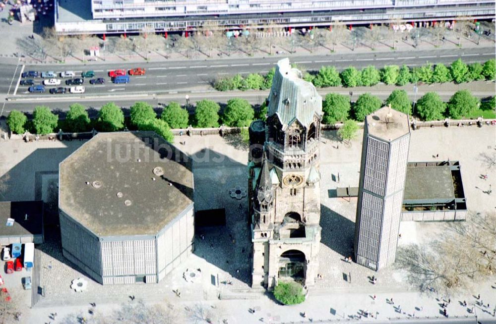 Berlin aus der Vogelperspektive: Breitscheidplatz in Berlin-Charlottenburg.