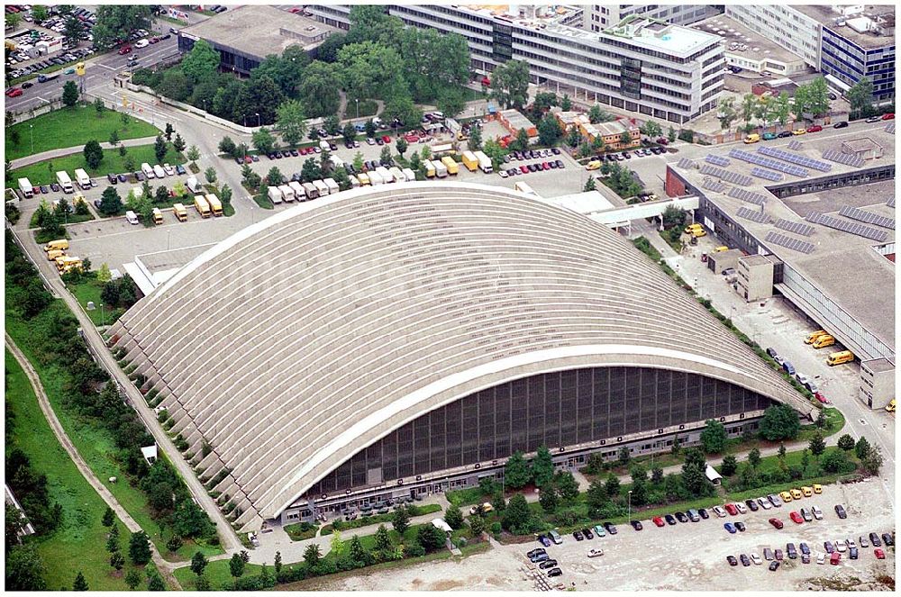 München aus der Vogelperspektive: Briefzentrum in München-Mitte der Deutschen Post AG