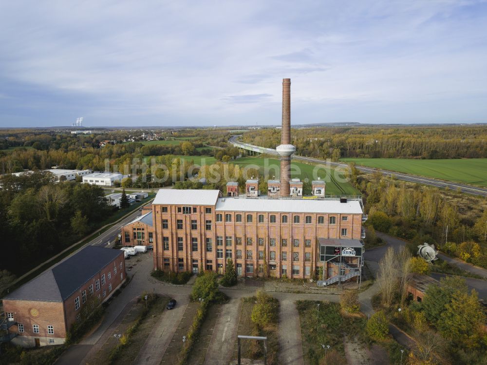 Borna aus der Vogelperspektive: Brikettfabrik Neukirchen in Borna im Bundesland Sachsen, Deutschland