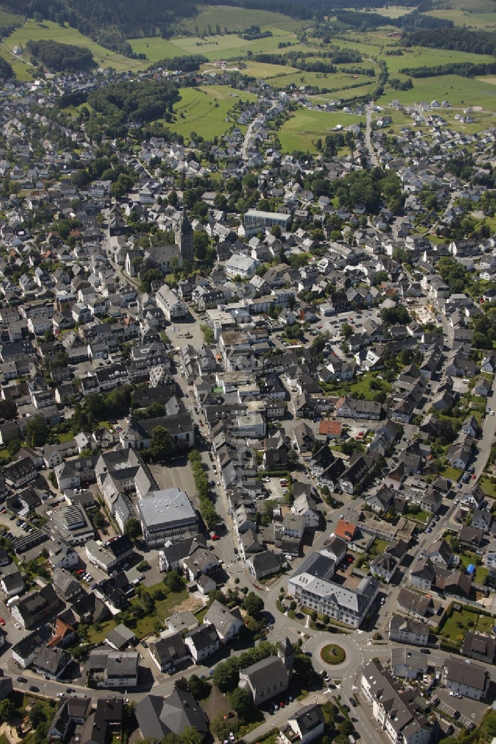 Brilon von oben - Brilon im Bundesland Nordrhein-Westfalen