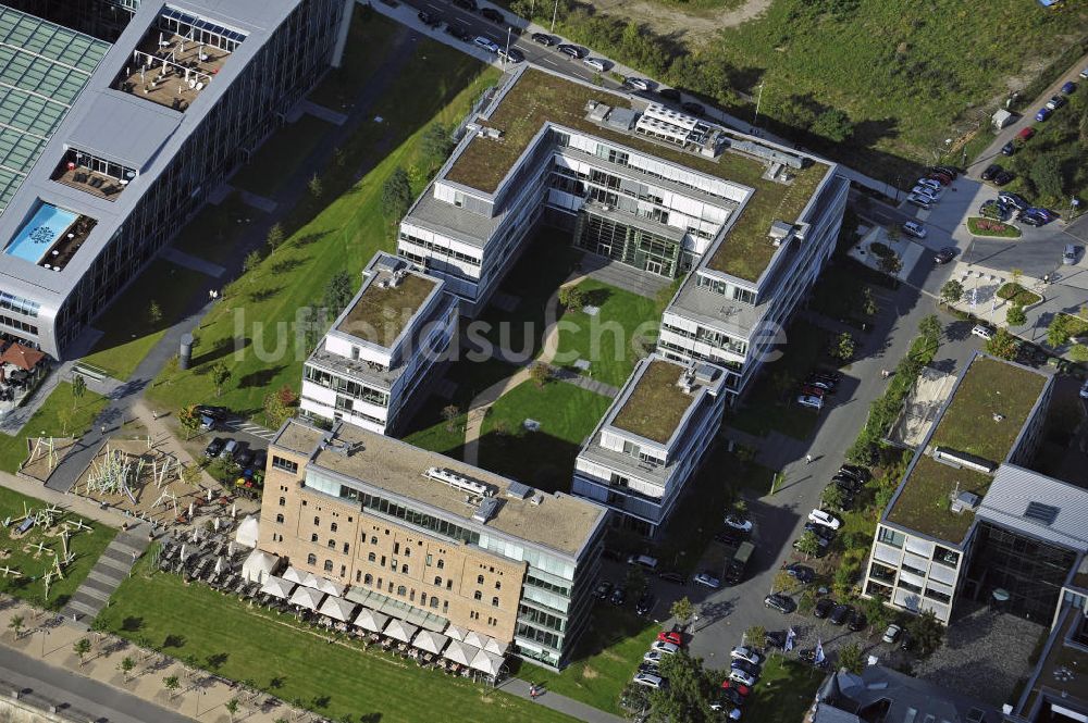 Luftaufnahme Bonn - Büro-Campus Rheinwerk I und Rohmühle Bonn