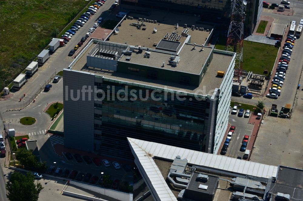 Luftbild Bukarest - Büro- und Geschäfthaus- Gebäudekomplex Pipera 1 - 2 in Bukarest in Rumänien