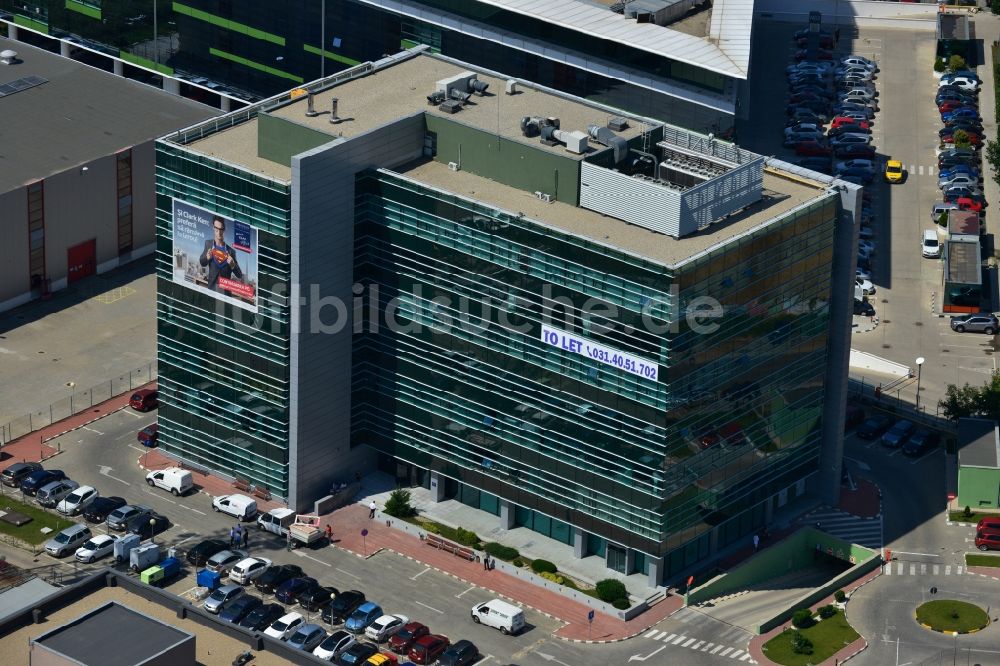 Luftbild Bukarest - Büro- und Geschäfthaus- Gebäudekomplex Pipera 1 - 2 in Bukarest in Rumänien