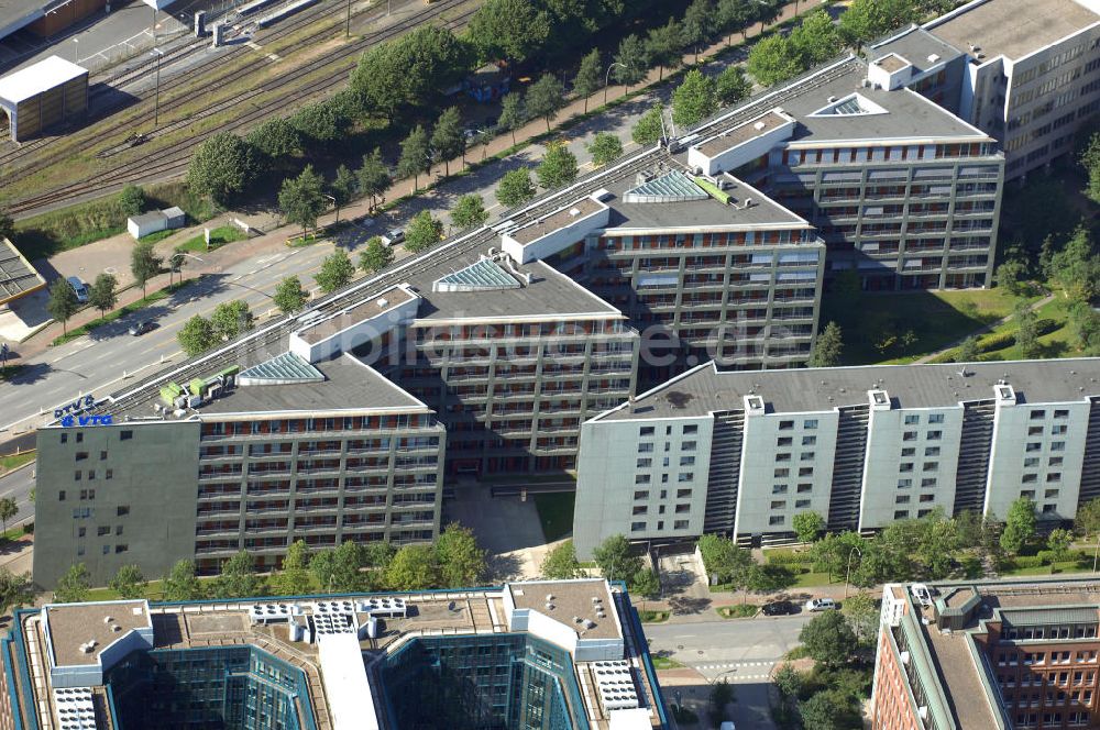 Luftaufnahme Hamburg - Büro- und Geschäftsgebäude an der Amsinckstr. 57-61 Ecke Nagelsweg 34 in Hamburg Hammerbrook