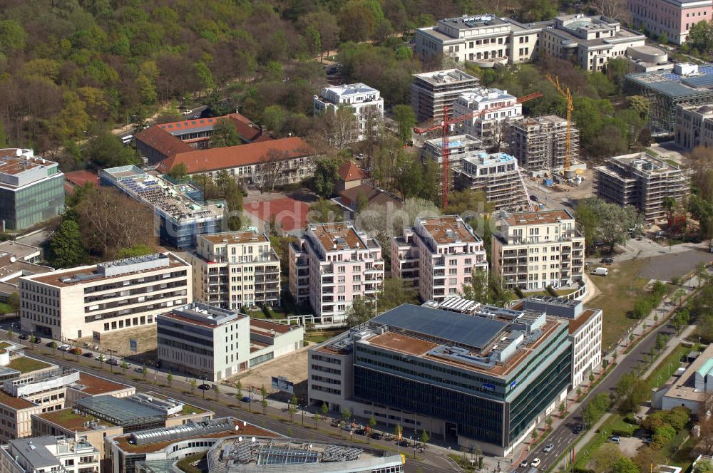 Luftaufnahme Berlin - Büro- und Geschäftshaus in Berlin-Tiergarten