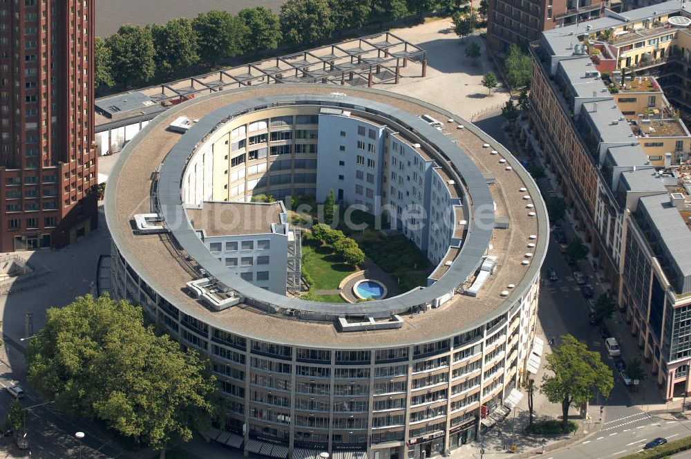 Luftaufnahme Frankfurt am Main - Büro- und Geschäftshaus Colosseum in Frankfurt / Main