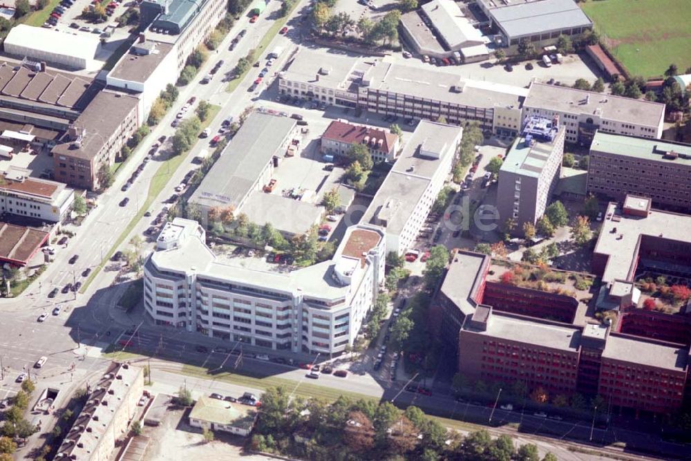 München aus der Vogelperspektive: Büro und Geschäftshaus der DIFA in München 80688 München Westendstraße 193/195