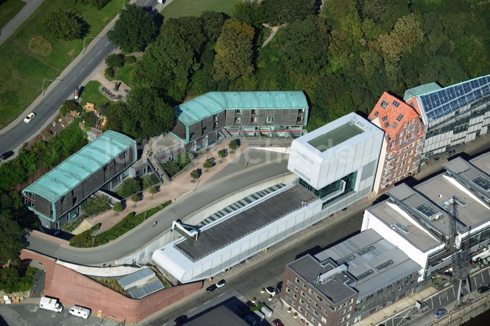 Luftbild Hamburg - Büro- und Geschäftshaus elbberg campus in Hamburg