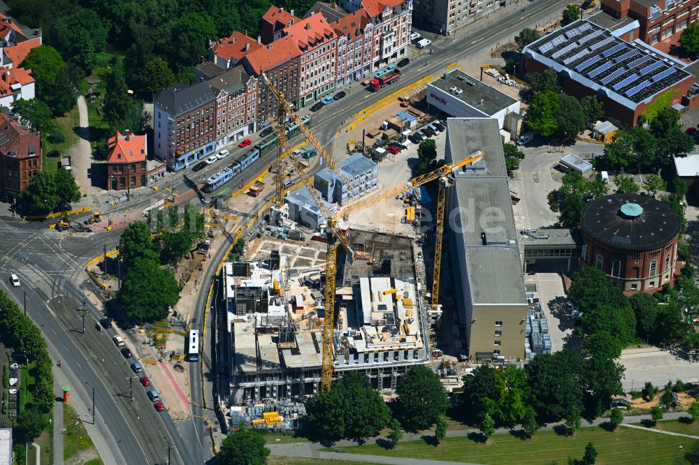 Hannover aus der Vogelperspektive: Büro- und Geschäftshaus der Enercity AG an der Glockseestraße in Hannover im Bundesland Niedersachsen, Deutschland