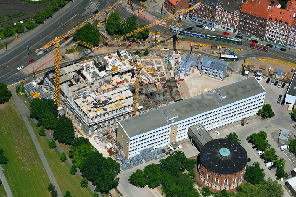 Hannover von oben - Büro- und Geschäftshaus der Enercity AG an der Glockseestraße in Hannover im Bundesland Niedersachsen, Deutschland