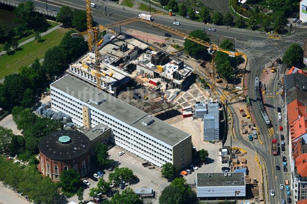 Hannover von oben - Büro- und Geschäftshaus der Enercity AG an der Glockseestraße in Hannover im Bundesland Niedersachsen, Deutschland