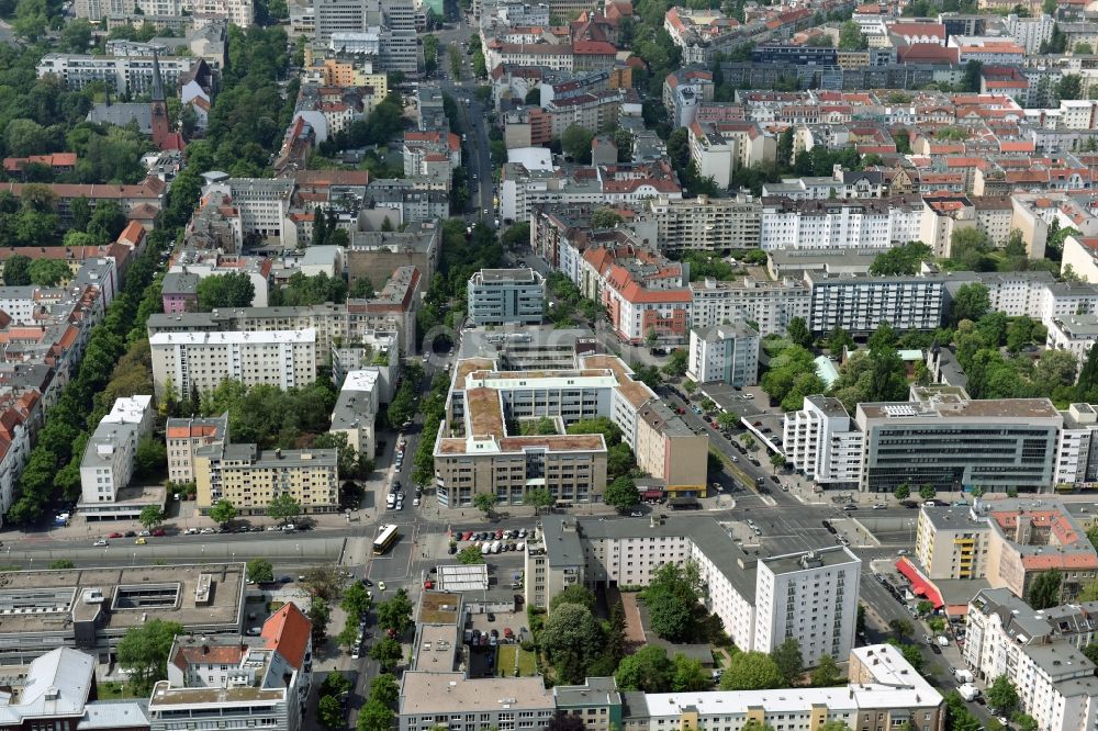 Luftbild Berlin - Büro- und Geschäftshaus- Ensemble Badensche Straße - Berliner Straße in Berlin