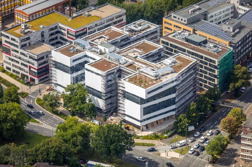 Luftbild Essen - Büro- und Geschäftshaus- Ensemble Europa- Center in Essen im Bundesland Nordrhein-Westfalen - NRW, Deutschland