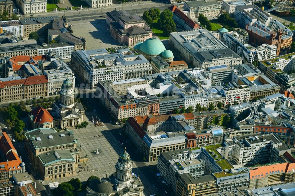 Berlin von oben - Büro- und Geschäftshaus- Ensemble am Gebäude der Robert Bosch Stiftung GmbH in Mitte in Berlin, Deutschland