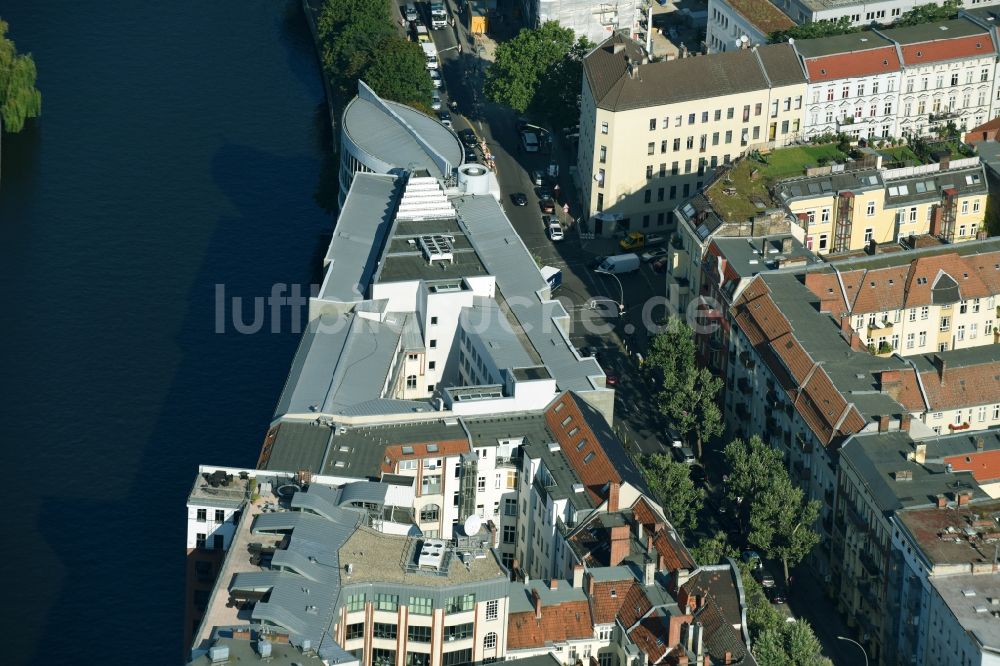 Luftaufnahme Berlin - Büro- und Geschäftshaus- Ensemble Spree-Forum in Alt-Moabtit in Berlin, Deutschland