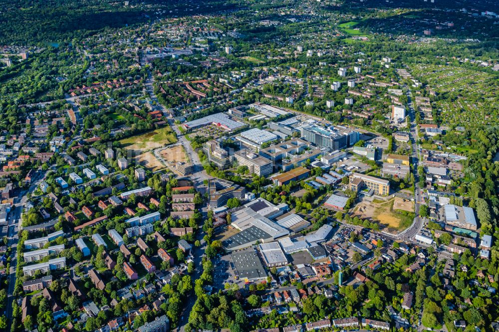 Luftbild Hamburg - Büro- und Geschäftshaus- Ensemble an der Werner-Otto-Straße in Hamburg, Deutschland