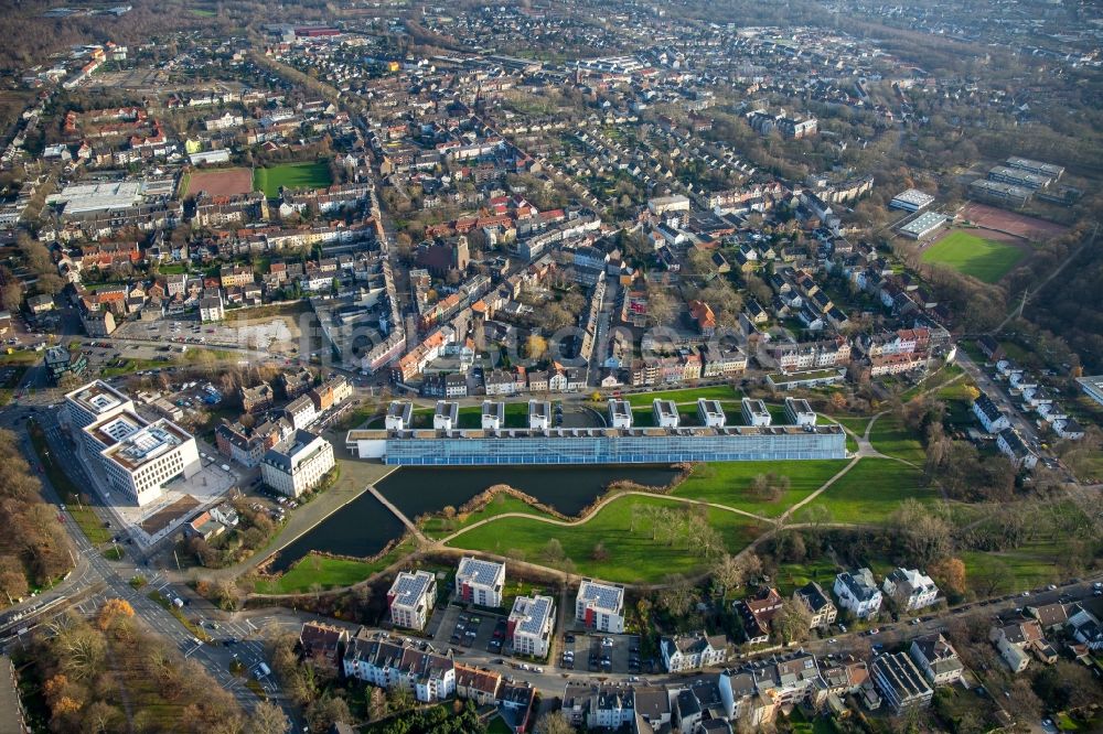 Luftbild Gelsenkirchen - Büro- und Geschäftshaus- Ensemble Wissenschaftspark Gelsenkirchen in Gelsenkirchen im Bundesland Nordrhein-Westfalen