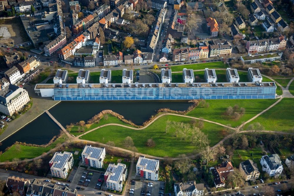 Luftaufnahme Gelsenkirchen - Büro- und Geschäftshaus- Ensemble Wissenschaftspark Gelsenkirchen in Gelsenkirchen im Bundesland Nordrhein-Westfalen