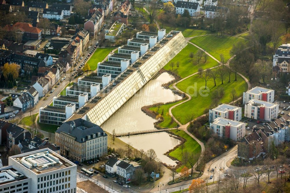 Luftaufnahme Gelsenkirchen - Büro- und Geschäftshaus- Ensemble Wissenschaftspark Gelsenkirchen in Gelsenkirchen im Bundesland Nordrhein-Westfalen