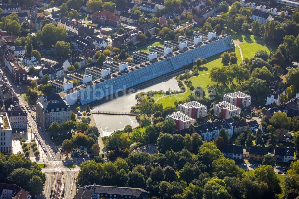 Luftbild Gelsenkirchen - Büro- und Geschäftshaus- Ensemble Wissenschaftspark Gelsenkirchen in Gelsenkirchen im Bundesland Nordrhein-Westfalen