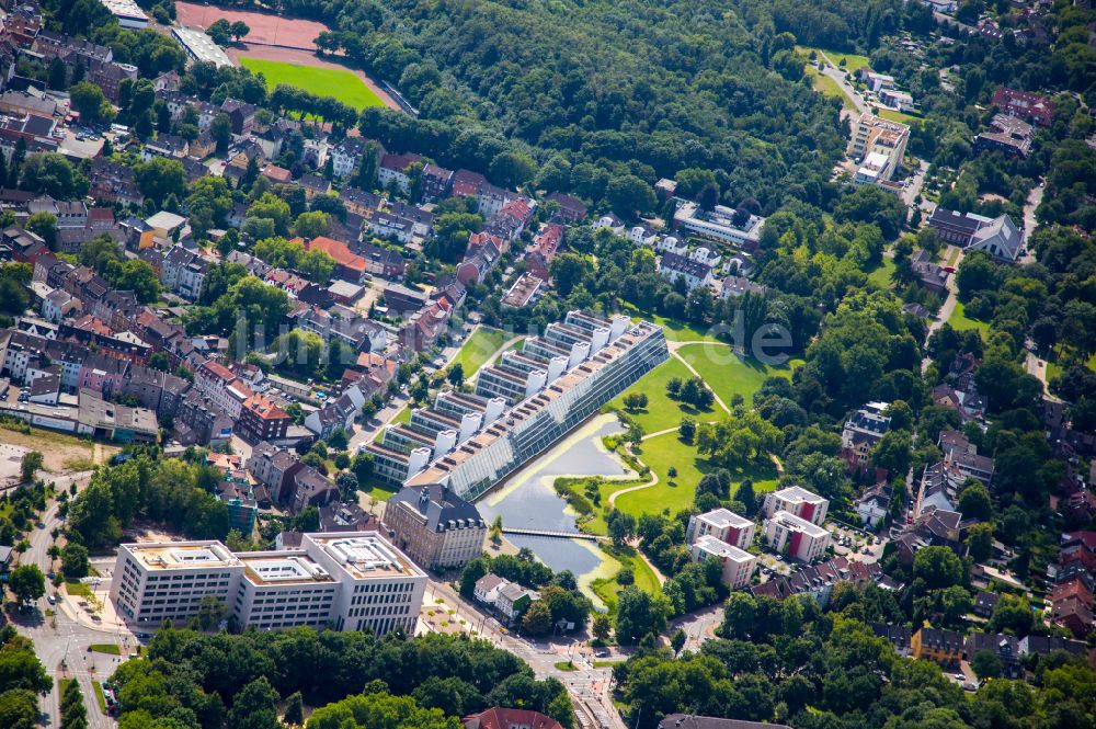 Luftbild Gelsenkirchen - Büro- und Geschäftshaus- Ensemble Wissenschaftspark Gelsenkirchen in Gelsenkirchen im Bundesland Nordrhein-Westfalen