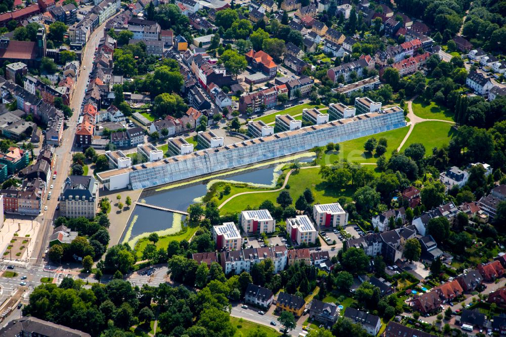 Luftaufnahme Gelsenkirchen - Büro- und Geschäftshaus- Ensemble Wissenschaftspark Gelsenkirchen in Gelsenkirchen im Bundesland Nordrhein-Westfalen