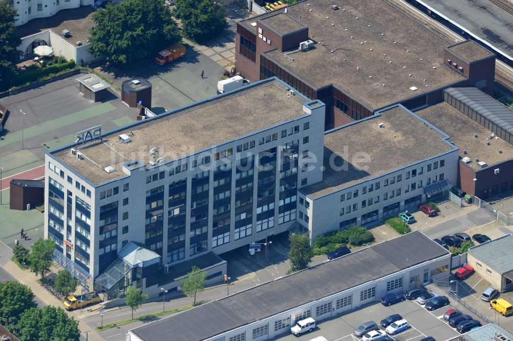 Luftbild Bochum - Büro- und Geschäftshaus an der Ferdinandstraße 13 am Buddenbergplatz in Bochum im Bundesland Nordrhein-Westfalen