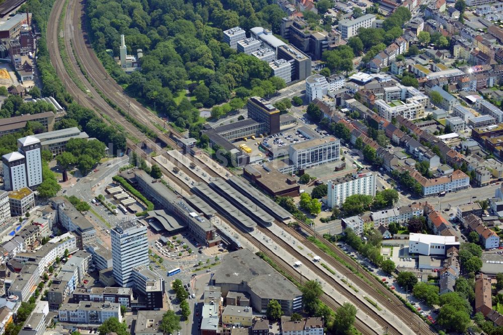 Luftbild Bochum - Büro- und Geschäftshaus an der Ferdinandstraße 13 am Buddenbergplatz in Bochum im Bundesland Nordrhein-Westfalen