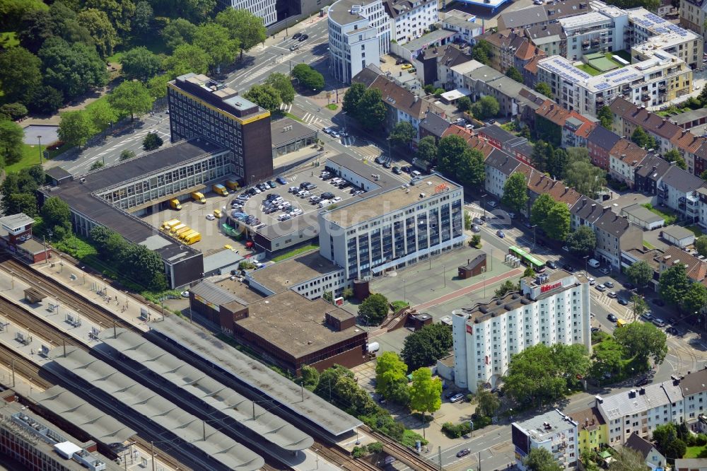 Luftaufnahme Bochum - Büro- und Geschäftshaus an der Ferdinandstraße 13 am Buddenbergplatz in Bochum im Bundesland Nordrhein-Westfalen