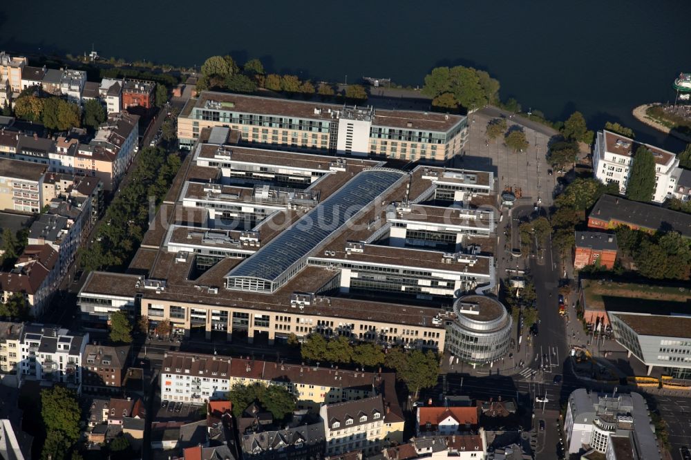 Luftaufnahme Mainz - Büro-und Geschäftshaus Fort Malakoff Park in Mainz im Bundesland Rheinland-Pfalz