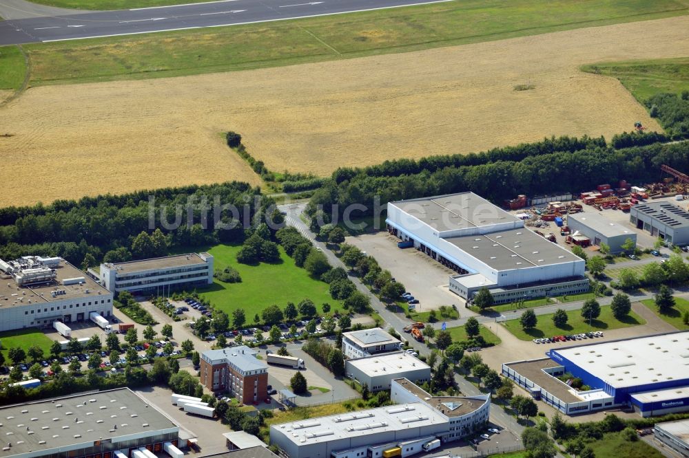 Luftaufnahme Dortmund - Büro- und Geschäftshaus an der Giselherstraße im Stadtteil Wickede von Dortmund im Bundesland Nordrhein-Westfalen