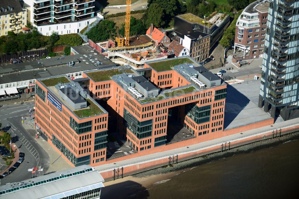 Luftaufnahme Hamburg - Büro- und Geschäftshaus Holzhafen Hamburg