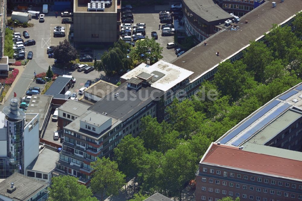 Dortmund aus der Vogelperspektive: Büro- und Geschäftshaus an der Kleppinstraße in der Innenstadt von Dortmund im Bundesland Nordrhein-Westfalen