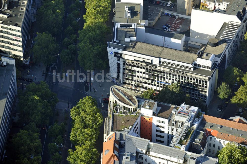 Berlin von oben - Büro- und Geschäftshaus Ku´damm 38/39 Berlin - Charlottenburg