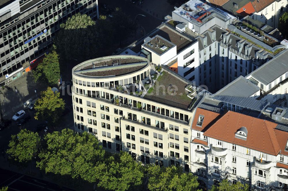 Berlin von oben - Büro- und Geschäftshaus Ku´damm 38/39 Berlin - Charlottenburg