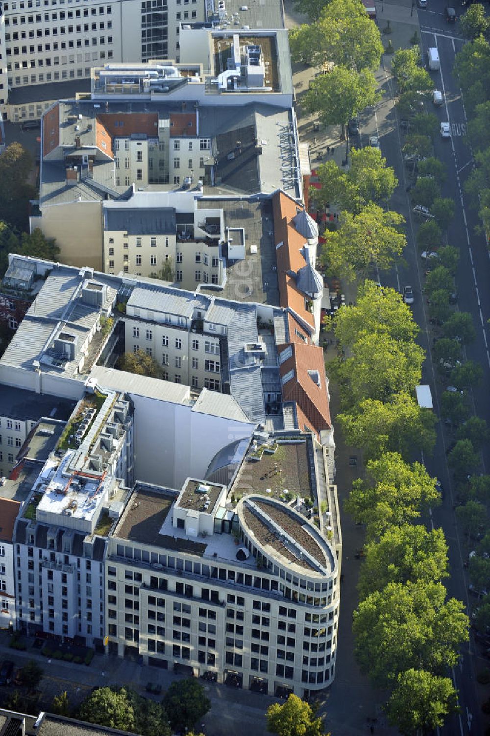 Luftbild Berlin - Büro- und Geschäftshaus Ku´damm 38/39 Berlin - Charlottenburg