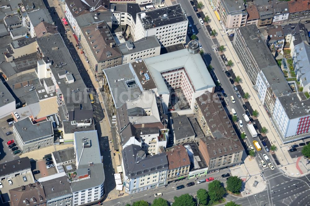 Luftbild Dortmund - Büro- und Geschäftshaus am Osthellweg / Moritzgasse in der Innenstadt von Dortmund im Bundesland Nordrhein-Westfalen