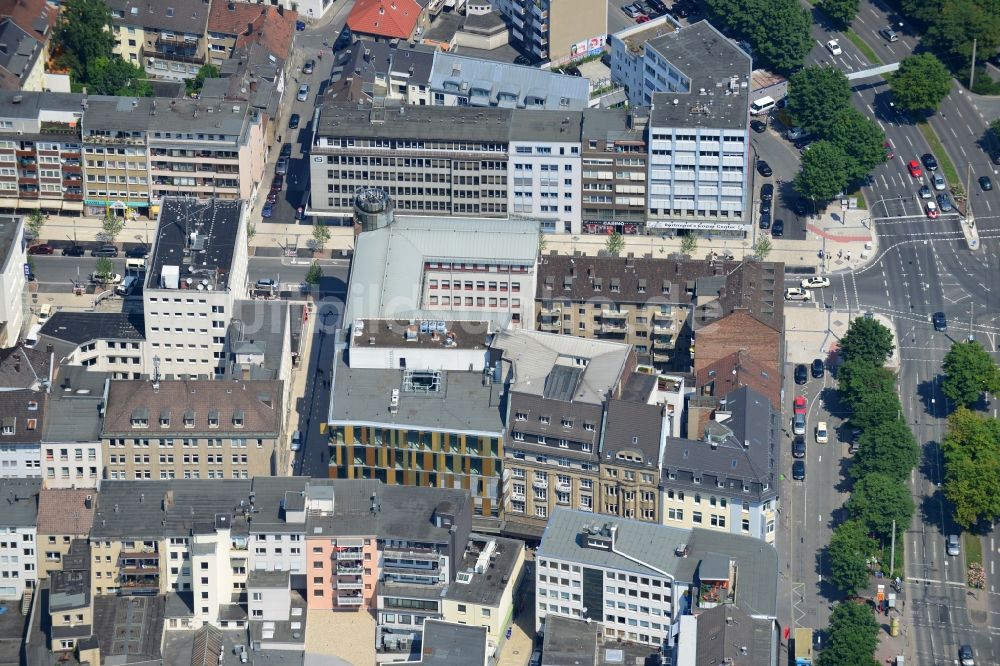 Luftbild Dortmund - Büro- und Geschäftshaus am Osthellweg / Moritzgasse in der Innenstadt von Dortmund im Bundesland Nordrhein-Westfalen