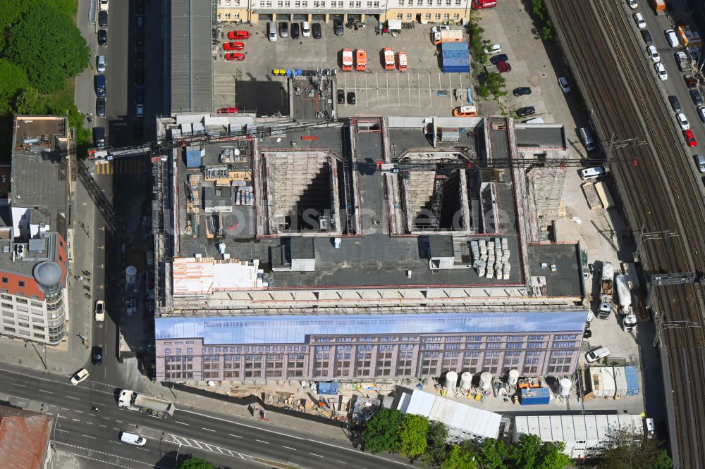 Berlin aus der Vogelperspektive: Büro- und Geschäftshaus- Schicklerhaus im Ortsteil Mitte in Berlin, Deutschland