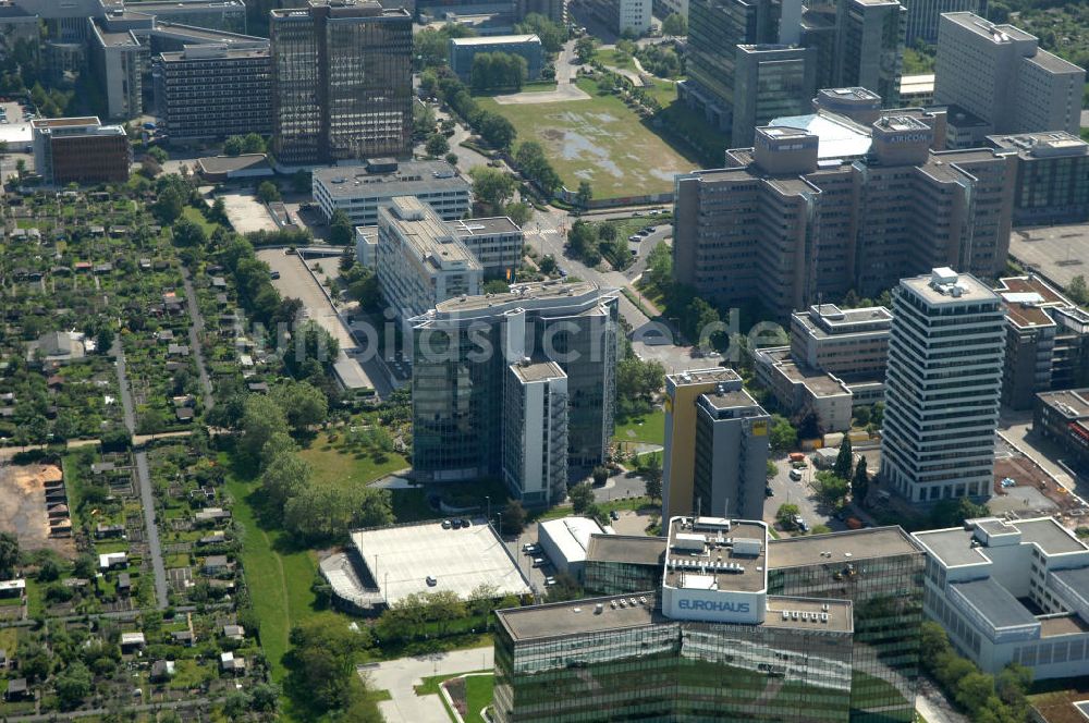 Luftbild Frankfurt am Main - Büro- und Geschäftshaus Sigma an der Lyoner Straße in Frankfurt-Niederrad