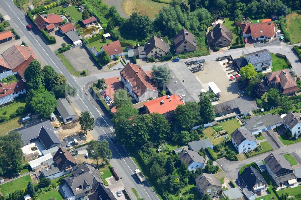 Luftbild Unna - Büro- und Geschäftshaus An der Vaerstbrücke in Unna im Bundesland Nordrhein-Westfalen